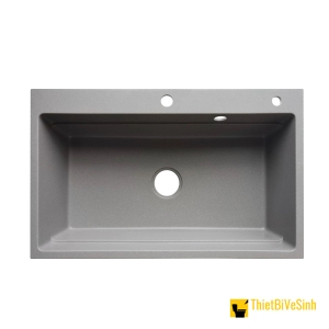 Chậu Rửa Chén Đá 1 Ngăn Xám Cao Cấp Navier NV-T8050-E02