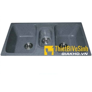 Chậu rửa chén đá nhân tạo 3 hộc xám Navier NV-9948X